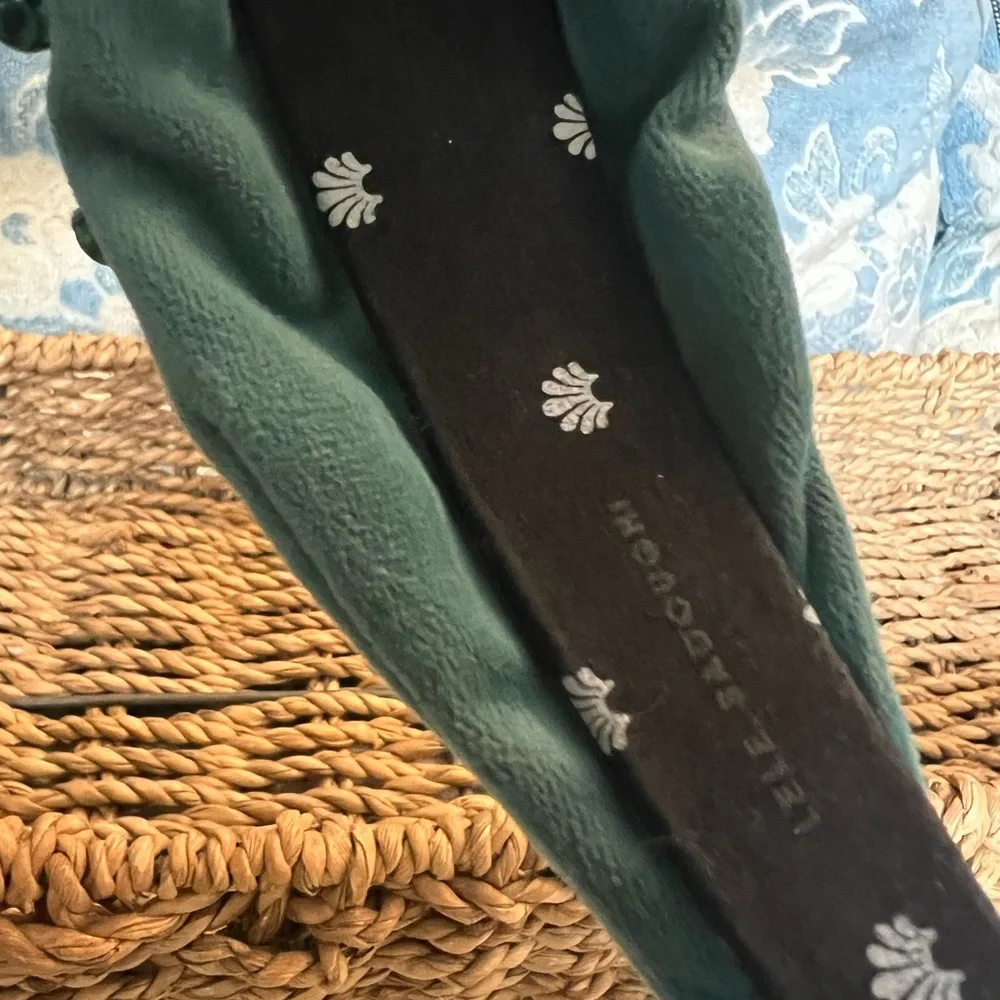 Lele Sadoughi Green Beaded Headband - Picture 8 of 8